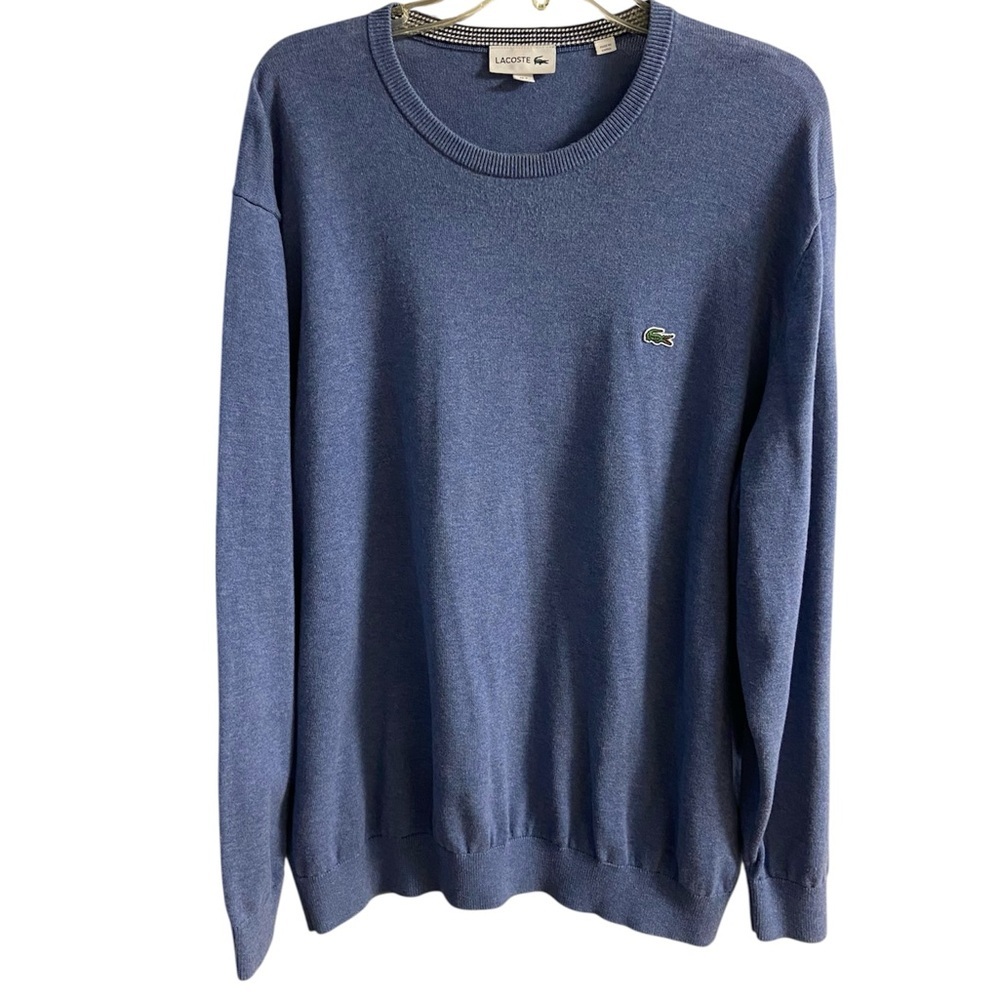 Lacoste Men's Blue Sweater cotton XXL